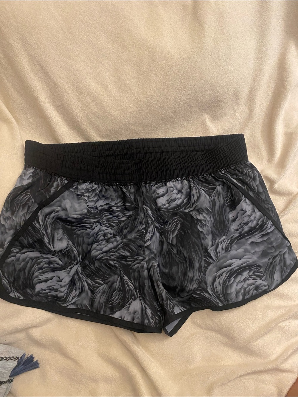Champion Black & Gray Floral Athletic Shorts